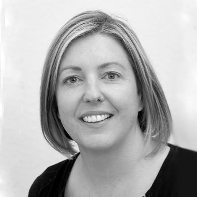 Black and white photo of Emily