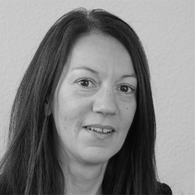 Black and white photo of Hellen Kellock